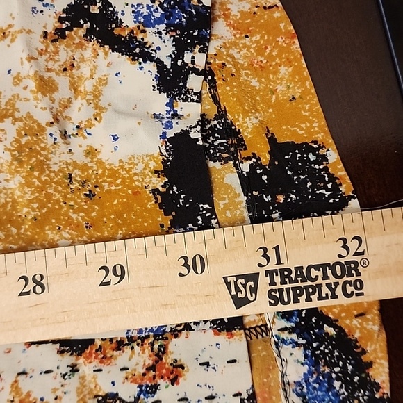 Tory Burch Womens 4 Eileen Silk de Chine Tunic Top Wally Print Stitch Size 14 - Picture 8 of 9